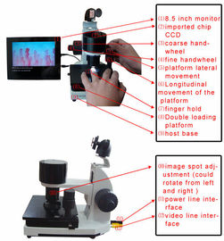 Hogar clínico del hospital de la máquina de la prueba de la microcirculación del color de la exhibición del LCD